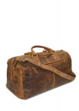 Vintage-Leder Reisetasche braun